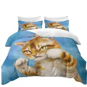 Cool Cat Designs the Fighter Kitten Quilt Cover
