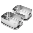 Kids Bento Lunch Box Stainless Steel Lunch Food Containers with Lids Leakproof