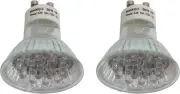 Awoco ON-E01-31, GU10 LED Light Bulbs, 1W, 6000K Daylight Cold White, 120V, MR16