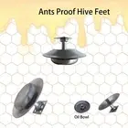 Bee hive Stands, 4 Set Stainless Steel Beehive Frames Feet for Beekeeping Beehi