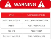 iPad 9.7 Inch 6th 5th Generation Air 2/ Air 1 2018 2017 - Ultra Slim L Case for