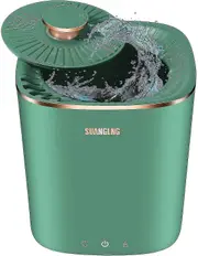 Portable Fully Automatic Camping Washing Machine - Mini Washing Machine, 2.5l Turbo Compact Washing Machine With Sterilization, Removes Dirt