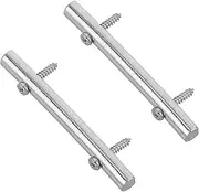 WESIEVYA 2pcs Electric Guitar Wraparound Bridge Tailpiece with Installation Screws Compatible with Various Brands for Easy Maintenance and Quick Setup for Live Performances and Practice