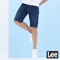 在飛比找momo購物網優惠-【Lee 官方旗艦】男裝 牛仔短褲 / 902 彈性 深藍洗