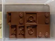 LEGO Parts - Reddish Brown Tile 2 x 2 w Studs on Side - No 33909 - QTY 10