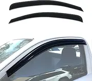 AUSGO Weathershields Compatible with Toyota Hilux Single Cab 2005-2015, Luxury Weather Shields Window Visors Wind Deflectors Sun Rain Guard 2PCS Set