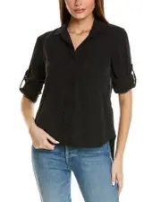 Bella Dahl Split Back Button-Down Shirt