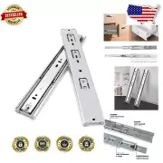 Premium 12" Full Extension Ball Bearing Drawer Slides with Soft Close, 15 Pair