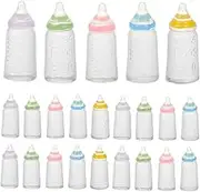 Miniature Baby Bottle Toys 30pcs Baby Milk Bottle Decorations Baby Bottle Plaything for Baby Shower Favors