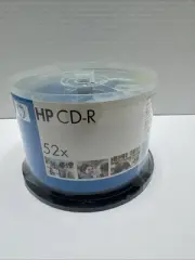 HP 52x 700MB 80-Minute CD-R Media - 50 Pack Spindle