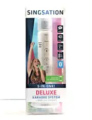 Singsation DELUXE 5-In-One Karaoke System w/Wireless Speaker NIB