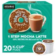 Mocha One-Step Latte, Single Serve Coffee K-Cup Pod, Flavored Coffee, 20 Count