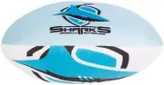 Cronulla Sharks NRL Plush Football Ball Soft Sublimated Team Jersey Print