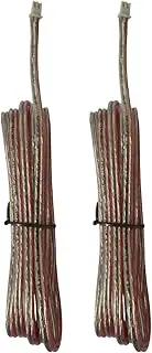 Speaker Cables Wires Cords 3 Meter Red Gray (2 Pieces) Compatible with Pioneer Micro Audio System