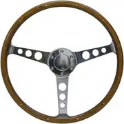 SAAS Classic Steering Wheel - 15 Inch, Wood - SW704PHW