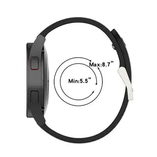 【運動矽膠錶帶】ASUS VivoWatch BP (HC-A04) 錶帶寬度 20mm 雙色手錶 透氣 錶扣式腕帶