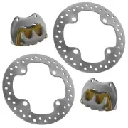 Rear Right / Left Brake Calipers & Discs For Polaris RZR XP 1000 2014-2017