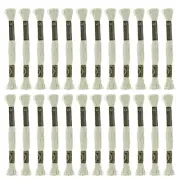 24 Skeins Embroidery Floss 8m Each Cotton Cross Stitch Thread Very Light Green
