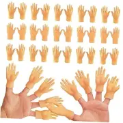 30 Pack Tiny Finger Hands,Flat Hand Style Mini Hand Puppet,Little 30pcs Hands