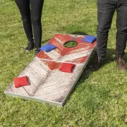 Rustic Edition Aluminum Cornhole Game (1.2m x 0.6m Regulation Size)