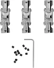 3pcs Universal Joint Coupling Connector 3 Sections 10mm 10mm Mini Coupling Universal Joint RC Car Boat