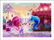 Shimmer & Shine Edible Cake Topper Icing Birthday Cake Decorations (3 Sizes)