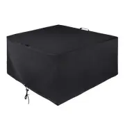 38 Inch Heavy Duty Square Fire Pit Cover Waterproof Outdoor Firepit Protector