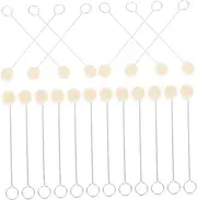 Hohopeti Crafting Wool Brush Set 50pcs Leather Dye Applicator for Dyeing Staining