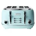 HADEN Toaster 4-Slice 1500-W W/ Removable Tray + Browning Control Turquoise Blue