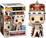 Queen Freddie Mercury King GLITTER FE 184 Funko Pop Vinyl New in Mint Box+P/P