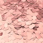 Round Paper Confetti, 50g / 1.8oz Rose Gold