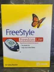 Abbott Free Style Blood Glucose Monitoring Device Easy to Read Display Large 1ct