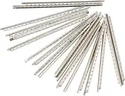 2.0mm Guitar Fret Wire Set, Classical Wooden Guitars Replacement Parts, 19Pcs, Silver