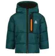 Reebok Toddler Puffer Jacket, Size 18M, Color: June Bug