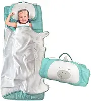 Lulyboo Kids Sleeping Bag with Removable Pillow & Carry Handle - Cozy Comforter, Strap Closure, Toddler Nap Mat for Daycare, Preschool, Travel - Ages 3-6 - Ideal Gift. Unicorn