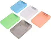 Garneck 5pcs 3.5inch Hard Drive Cases Plastic Storage Travel Protector for Digital Accessories
