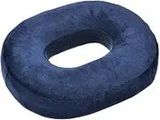 Orthopedic Ring Cushion Made from Memory Foam, Hemorrhoid Cushion, Donut Cushion for Relief of Haemorrhoids (Piles) and Coccyx Pain, Suitable for Wheelchair, Car Seat, Home Or Office (Navy)