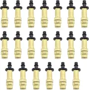 VGOL 20Pcs Copper Sprayer Replacement Adjustable Brass Misting Spray Irrigation Nozzle Atomizing Sprinkler Accessories for Flowers Vegetable Fields