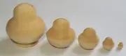* UNPAINTED MINI BLANK NESTING DOLLS SET OF 5, 1.3" TALL. U.S. SELLER