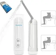 GUSTYLE [2nd Generation] Portable Travel Bidet by IPX7 Waterproof Electric Bidet Sprayer with Automatic Decompression Film and Nozzle 180 Degree Adjustment(140ml)