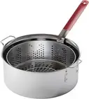 Gas One Aluminum Cooking Pot Deep Fryer with Basket – 10QT Aluminum Fry Pot with