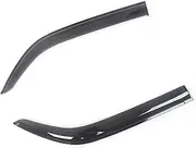 Black Tinted Side Window Visor Vent Awnings Shelters Door Ventvisor Compatible with Dodge Stratus 2001-2006 Coupe