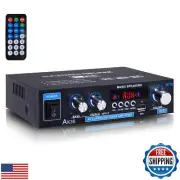 WOOPKER AK35 200W Stereo Audio Amplifier Bluetooth 5.0, 2.0 Channel Mini Ampl
