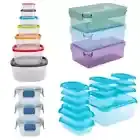 3/7 Pcs Food Storage Containers Set Kitchen Organiser Plastic Boxes- BPA free