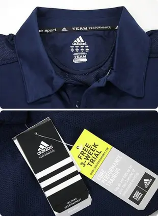 美國百分百【全新真品】Adidas 型男 Polo衫 短袖 上衣 運動 打球 羽球 climacool 排汗 透氣 C2