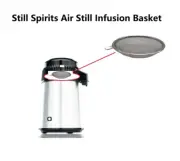 Still Spirits Air Still Stainless steel Infusion Gin Basket free Muslin Bag