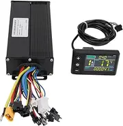 Electric Bicycle Controller, Motor Brushless Controller E-Bike, Waterproof LCD Display Panel, Electric Bicycle Brushless Motor Controller Kit with Display 40A Triple Mode Controller
