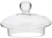 Teapot Lid Glass Lid for 600ml Tea Kettle & Pitcher Cover Pan Cheese Cloche Dome Tea Pitcher Tea Steeper Teapot with Infuser Teapots Water Jug Lid Cooking Utensils Flower Teapot