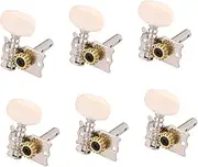 CORHAD Guitar Tuning Pegs 6pcs Wooden Guitar Tuning Keys for Acoustic and Ukulele Vintage Style