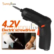 Electric Screwdriver Battery Rechargeable Cordless Power Impact Drill Driver Set